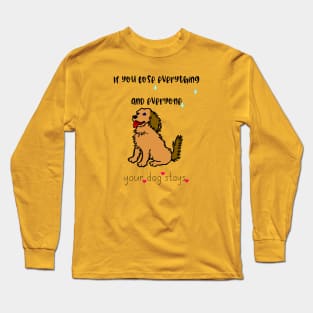 Giftideas with dog and saying Long Sleeve T-Shirt